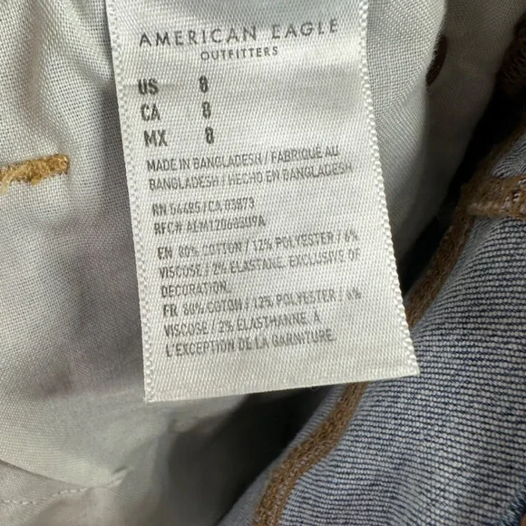 American Eagle Outfitters Next Level Stretch Hi Rise Shortie Size 8 - Picture 6 of 6